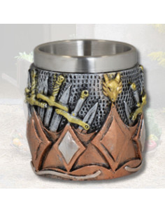 Vaso chupito resina Espadas variadas (6 cm.)