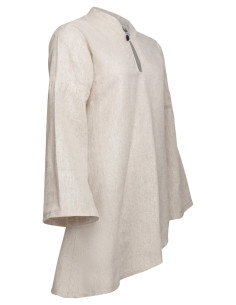 Medieval bluse i hør model Galatea, naturlig hvid 2