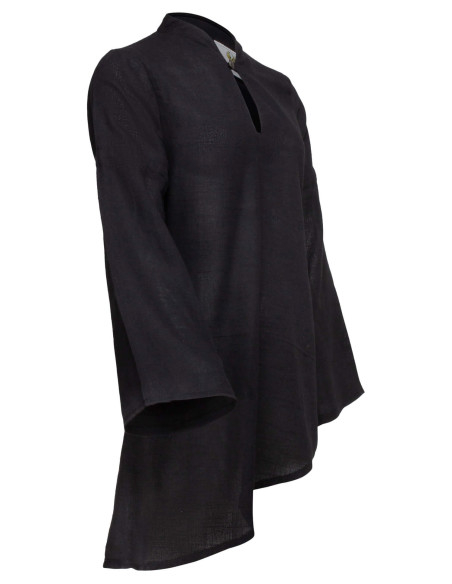 Blusa medieval en lino modelo...