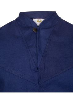 Túnica medieval algodón modelo Arantir, color azul 2