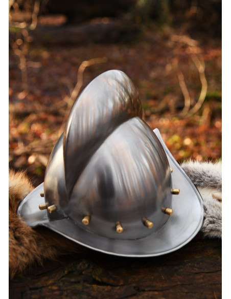 Middeleeuwse Duitse Morion-helm, 16e...