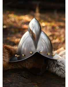 Middeleeuwse Duitse Morion-helm, 16e eeuw 2