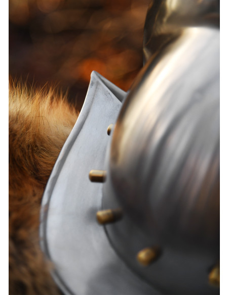 Middelalderlig tysk Morion-hjelm,...