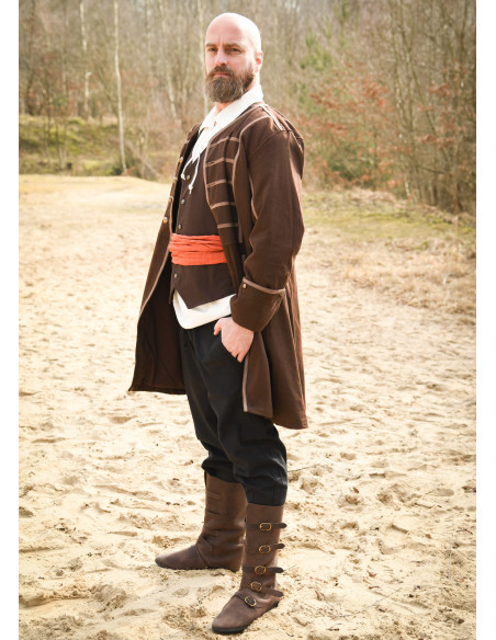 Hohe mittelalterliche Stiefel mit...