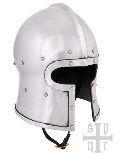 Medievale Barbuta mit T-Öffnung, 2 mm. 2