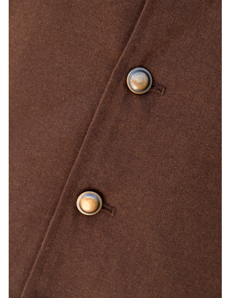 Bruine middeleeuwse vest model Lasse