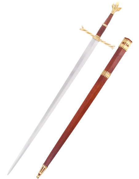Ceremonielle sværd med flettet...