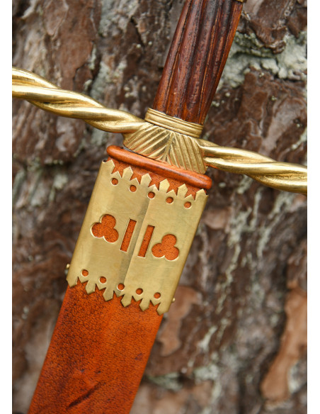 Ceremonieel zwaard met gevlochten...