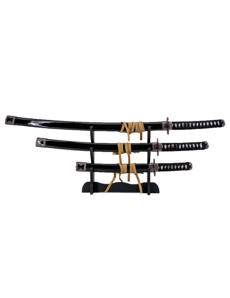 Set katana, wakizashi y tanto, La...