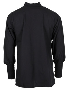 Camisa medieval algodón modelo Arantir, color negro 2