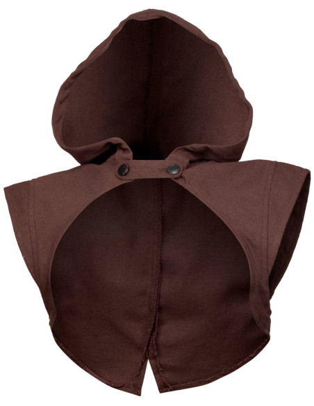 Cubre-hombros con capucha medieval...