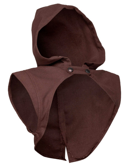 Cubre-hombros con capucha medieval...
