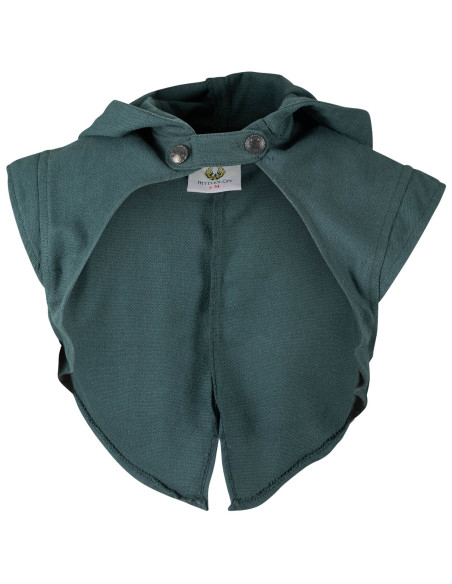 Cubre-hombros con capucha medieval...