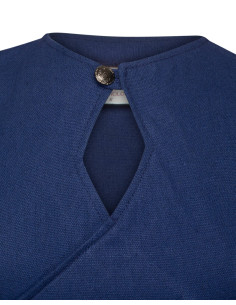 Mittelalterliches Baumwollkleid Modell Antaris, Farbe Blau 2
