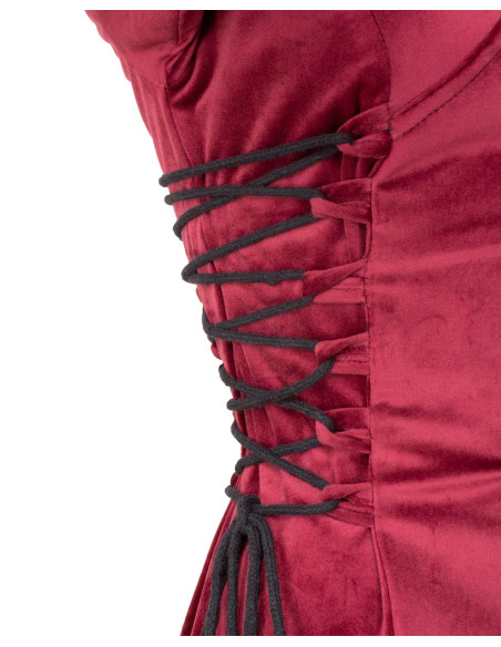 Middelalder kjole i velour model...