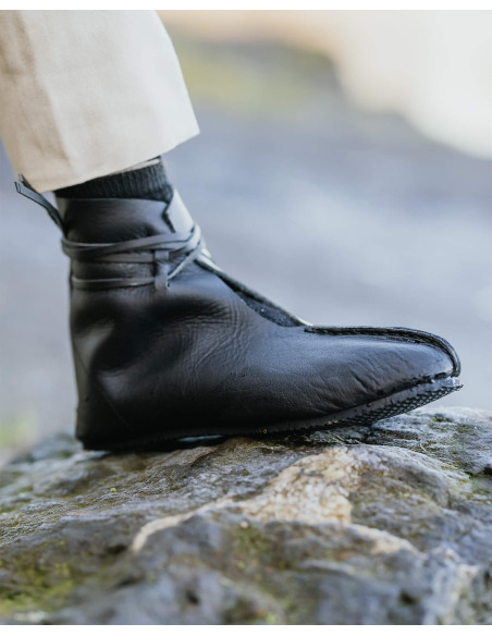 Mittelalterliche Lederstiefel Modell...