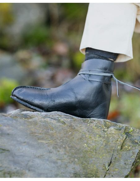 Mittelalterliche Lederstiefel Modell...