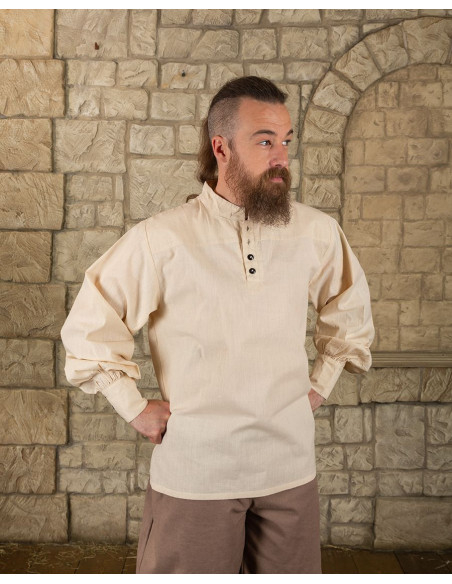 Medieval skjorte i bomuld, model... Medieval skjorte i bomuld, model...