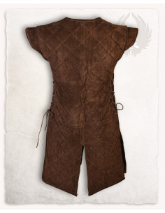 Medieval rustning i ruskind model Brandon, brun farve 2