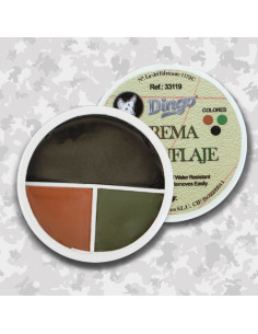 Tarro pintura camuflaje negro, marrón y verde oscuro