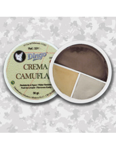 Camouflage verf pot 3 kleuren woestijn