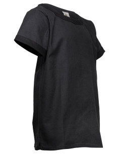 Túnica medieval corta algodón modelo Holgar, color negro 2