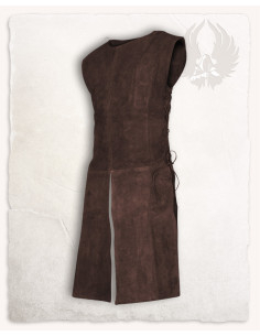 Middelalderligt tabard i ante model Justus, brun farve