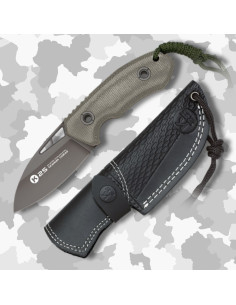 Tactische mes K25 handvat mikarta (19 cm.)