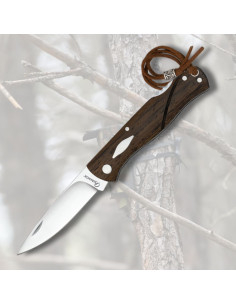 Navaja de caza Albainox, madera wengué (18,8 cm.)