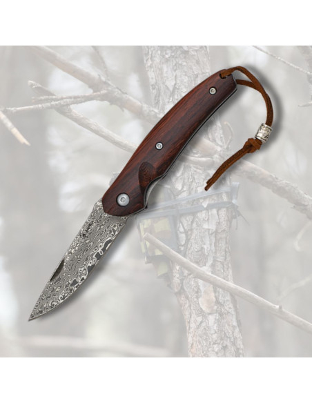 Albainox mes met damastblad 70 lagen...