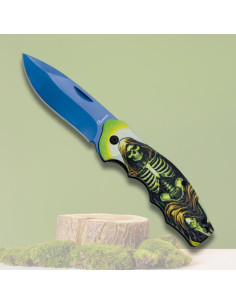 Navaja Albainox empuñadura Esqueleto 3D (19,6 cm.)