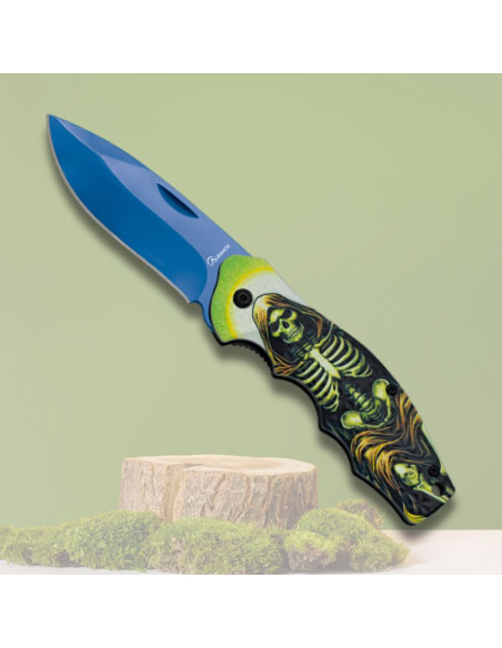 Navaja Albainox Griff Skelett 3D...