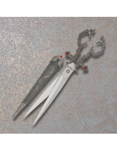 Decoratieve scharen met hoes (25 cm.)