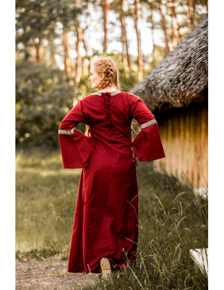 Mittelalterkleid Damenmodell Sophie, Rot