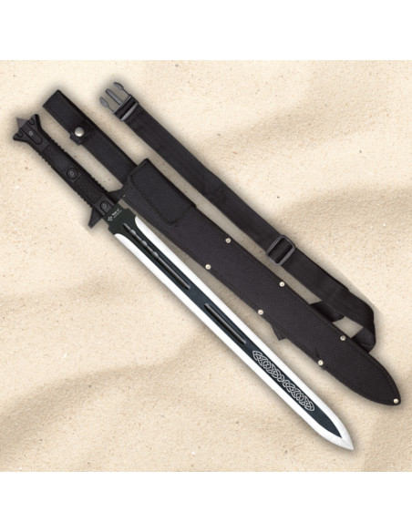 Espada medieval decorativa con funda...