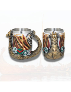 Middeleeuwse mok in hars model Viking Boot