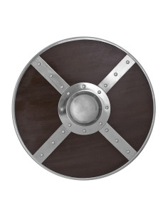 Houten vikingschild, 56 cm.