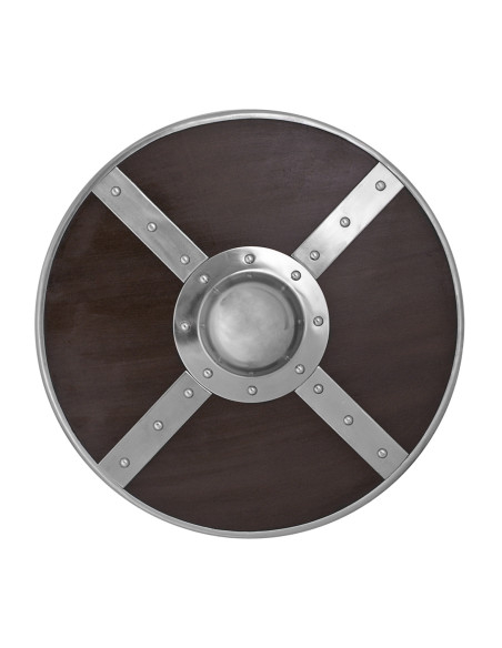 Houten vikingschild, 56 cm.