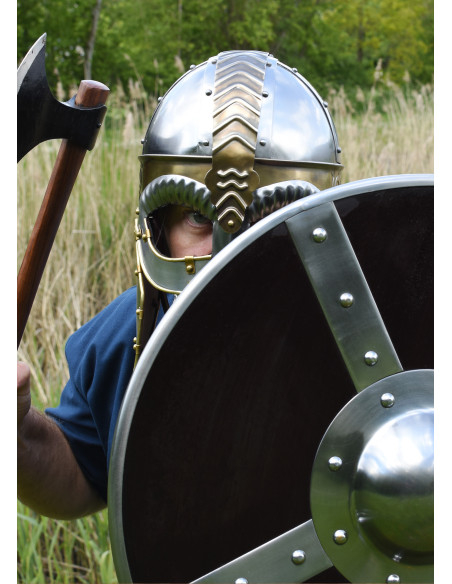 Escudo vikingo madera, 56 cms.