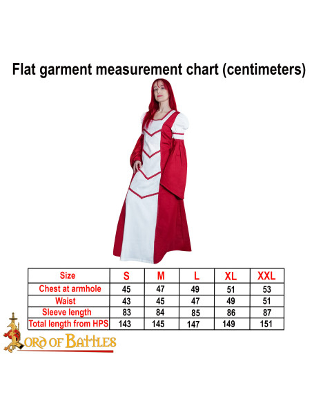 Mittelalterkleid der Burgfräulein...