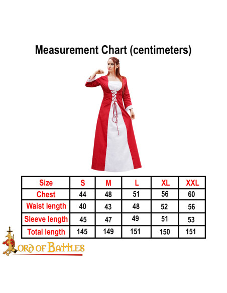 Vestido Princesa Medieval en algodón...