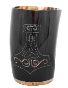 Vikingekop Mjölnir i horn