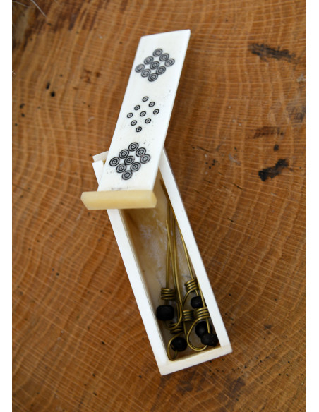 Vikingdoosje gemaakt van bot