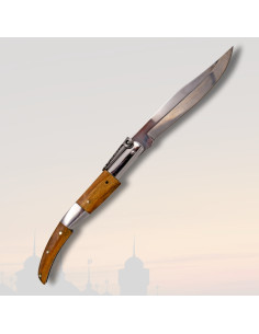 Navaja arabe de carraca serie Ámbar (24 cm.) 2