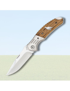 Navaja de campo Albainox decorada perdiz (19,7 cm.)