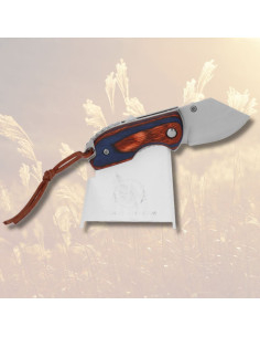 Bicolore kniv med snor (11 cm.) 2