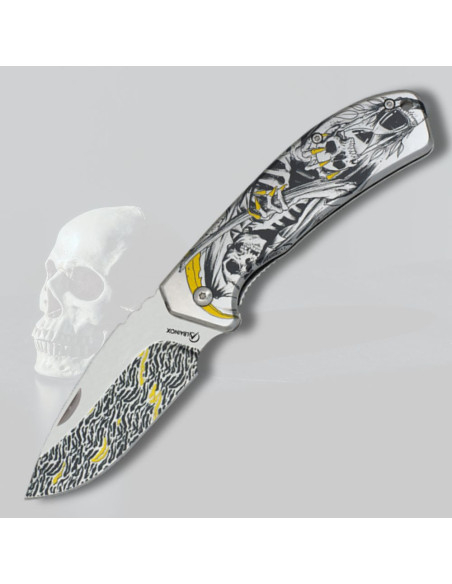 Dekoreret kniv Albainox model Faces...