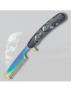 Navaja Albainox Barbera kam design Skeletter (22,2 cm.)