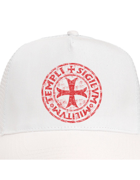 Gorra blanca trucker Caballeros...