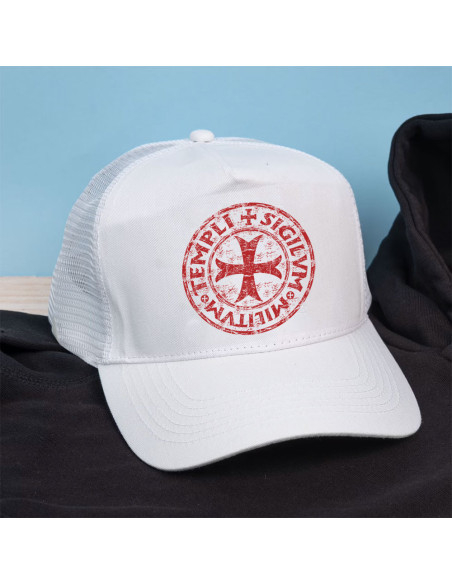 Gorra blanca trucker Caballeros...